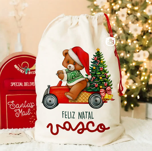 Saco de Natal para Prendas Personalizado